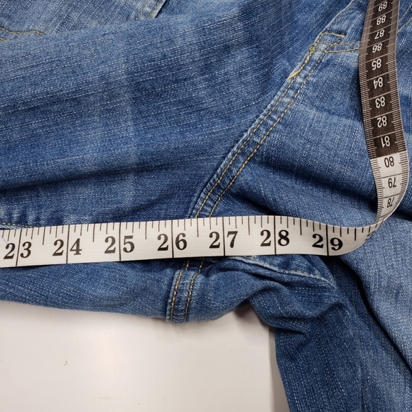 Torrid Cropped Boyfriend Jeans Size 26 Raw Cuff Mid Rise - Picture 14 of 16